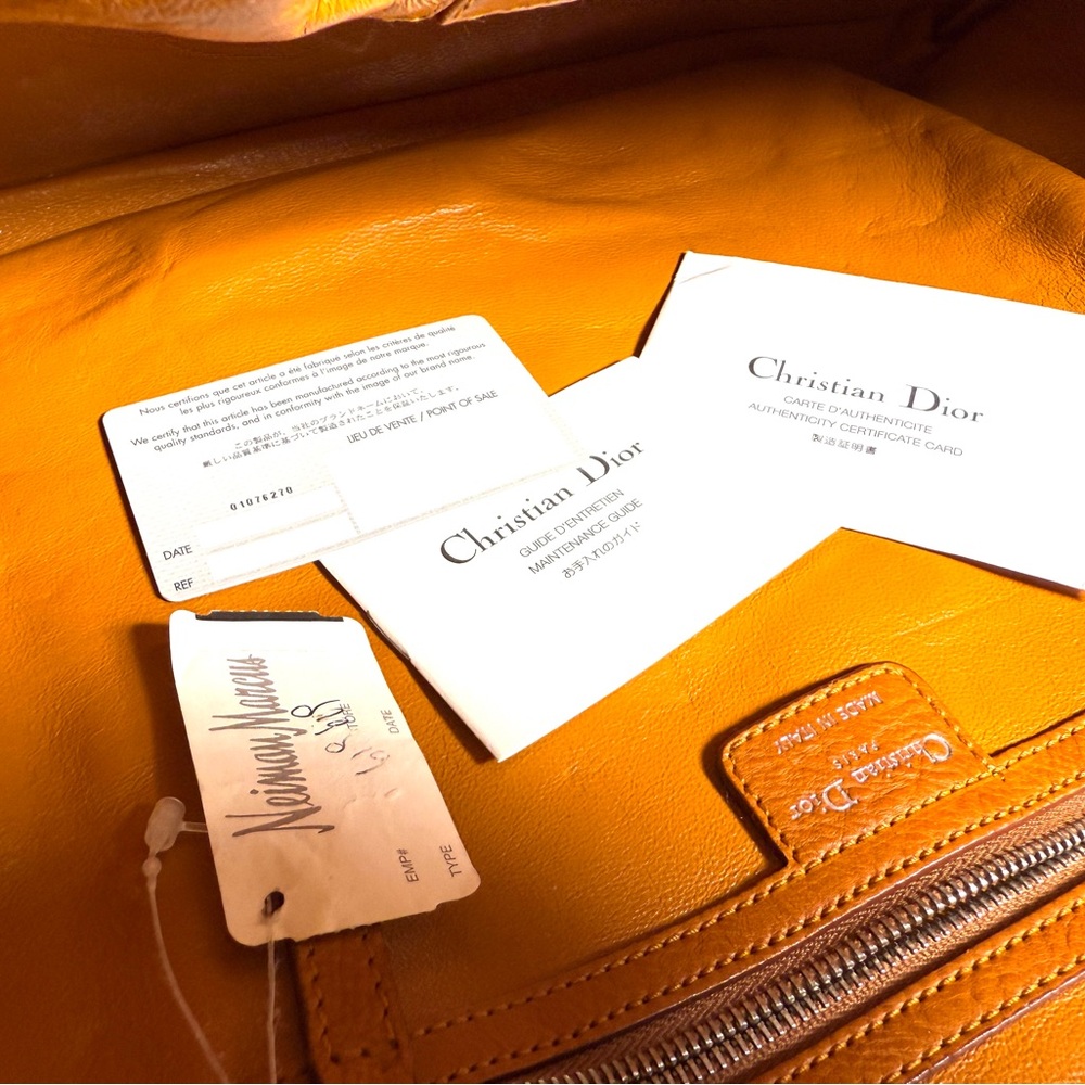 Christian Dior My Dior Tan Leather Tote Bag - Picture 12 of 16